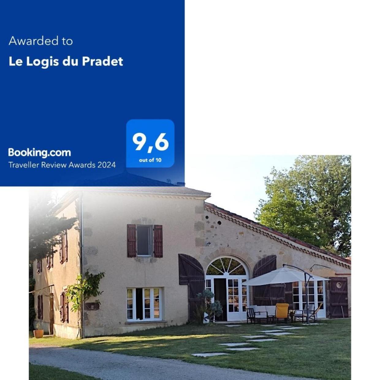 Bed and Breakfast Le Logis Du Pradet Moncrabeau Экстерьер фото